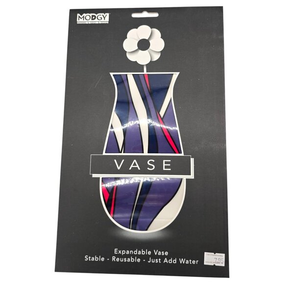 Modgy Expandable Reusable Flower Vases Pack Of 4 Louis C. Tiffany Designs NEW - Picture 7 of 8